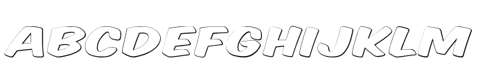 Komika Title - Ghost Font LOWERCASE