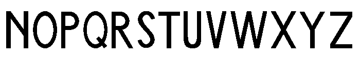 Komorebi Font UPPERCASE