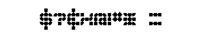 Konector -BRK- Font OTHER CHARS