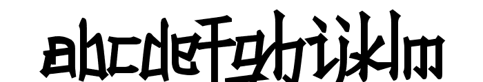 Konfuciuz Fat Font LOWERCASE