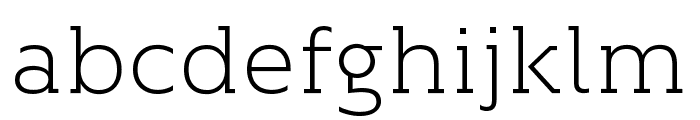 KontrapunktBob-Light Font LOWERCASE