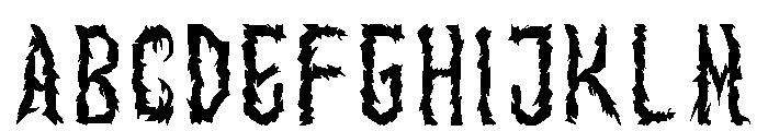 Korleone Regular Font UPPERCASE