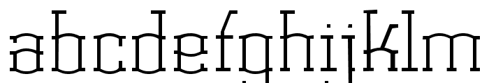 Korneuburg Light Font LOWERCASE