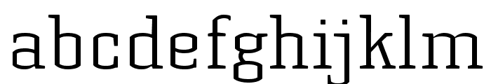 KorneuburgSlabLight-Light Font LOWERCASE