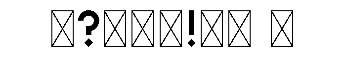 Korok Font OTHER CHARS