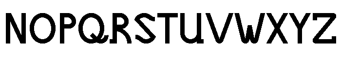Korok Font UPPERCASE