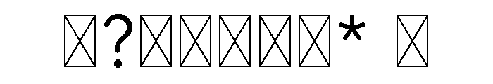 KosanNonCommercial Font OTHER CHARS