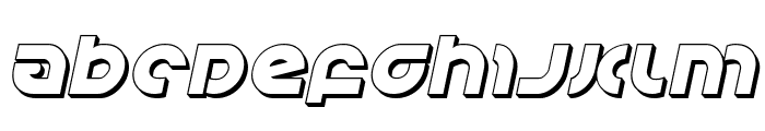 Kovacs 3D Italic Font UPPERCASE
