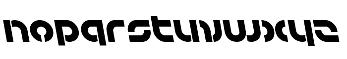 Kovacs Leftalic Font LOWERCASE