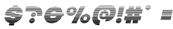 Kovacs Spot Gradient Italic Font OTHER CHARS
