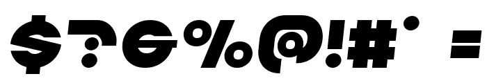 Kovacs Spot Semi-Italic Font OTHER CHARS