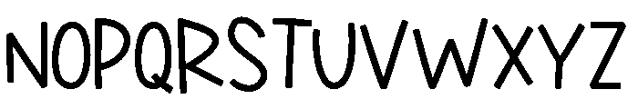 Kowe Rani Luy Font UPPERCASE