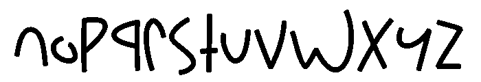 Kowe Rani Luy Font LOWERCASE