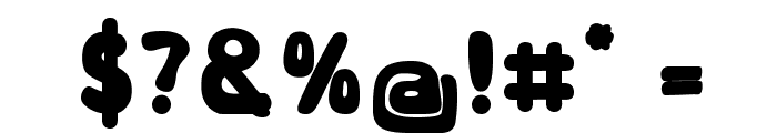 KookooBold Font OTHER CHARS