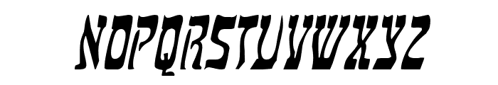 Kosher Condensed Italic Font UPPERCASE