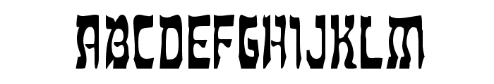 Kosher Condensed Normal Font UPPERCASE