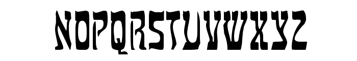 Kosher Condensed Normal Font UPPERCASE