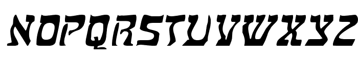 Kosher Extended Italic Font UPPERCASE