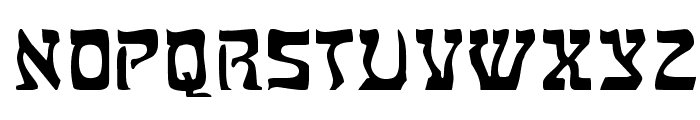 Kosher Extended Normal Font UPPERCASE