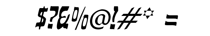 Kosher Italic Font OTHER CHARS