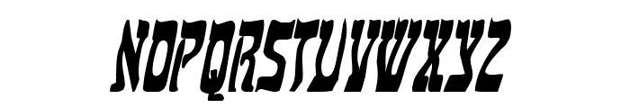 Kosher Thin BoldItalic Font UPPERCASE