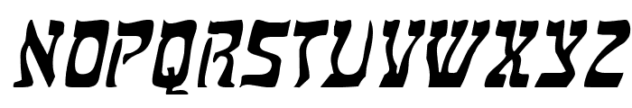 Kosher Wide Italic Font UPPERCASE