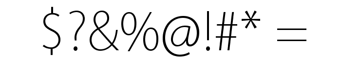 KozGoPro-ExtraLight Font OTHER CHARS