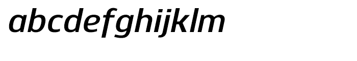 Kobern DemiBold Italic Font LOWERCASE
