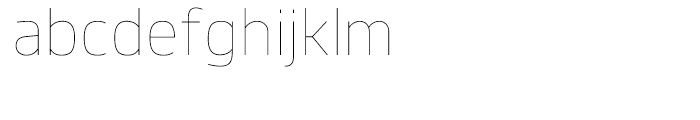 Kobern Thin Font LOWERCASE