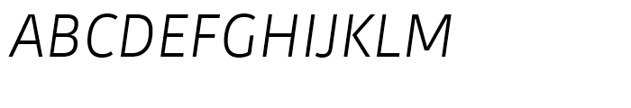 Kohinoor Light Italic Font UPPERCASE