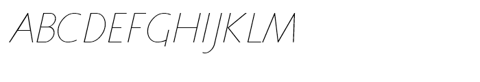 Koliba JY Ultra Light Italic Font UPPERCASE