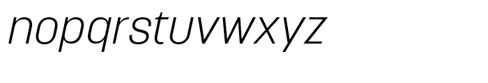 Korolev Light Italic Font LOWERCASE