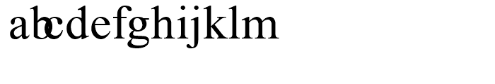 Korsiva Medium Font LOWERCASE