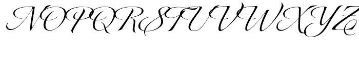 Kozmetica Script Regular Font UPPERCASE