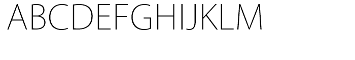 Kozuka Gothic Pr6N ExtraLight Font UPPERCASE