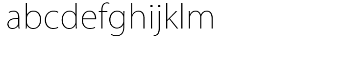 Kozuka Gothic Pr6N ExtraLight Font LOWERCASE