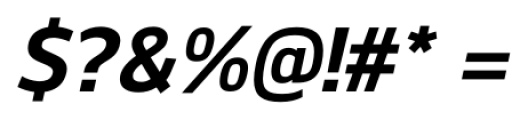 Kobern Bold Italic Font OTHER CHARS