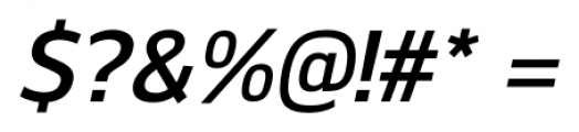 Kobern DemiBold Italic Font OTHER CHARS