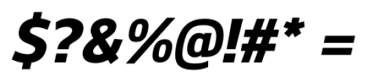 Kobern ExtraBold Italic Font OTHER CHARS