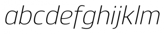 Kobern Light Italic Font LOWERCASE
