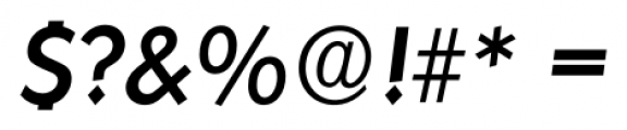 Koblenz Serial Medium Italic Font OTHER CHARS