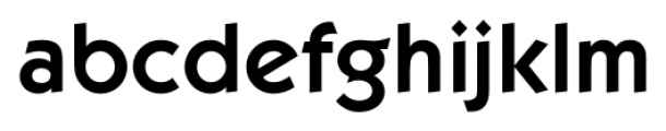 Koch Geometric DemiBold Font LOWERCASE
