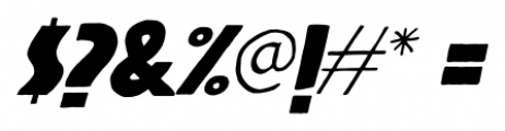 Kokoschka  Oblique Font OTHER CHARS