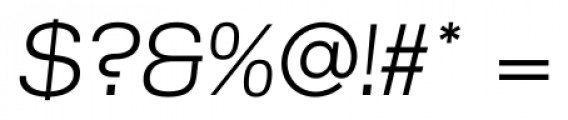 Korbin Book Italic Font OTHER CHARS