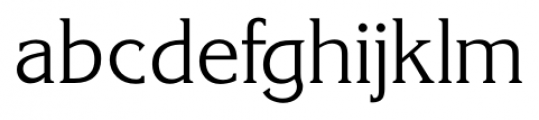 Korinth Serial Light Font LOWERCASE