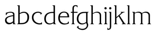 Korinth Serial Xlight Font LOWERCASE