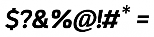 Korpo Sans Bold Italic Font OTHER CHARS