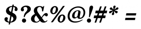 Kostic Serif Bold Italic Font OTHER CHARS