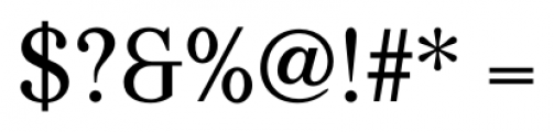 Kostic Serif Regular Font OTHER CHARS