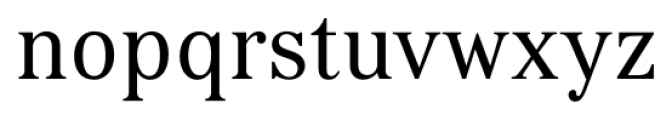 Kostic Serif Regular Font LOWERCASE